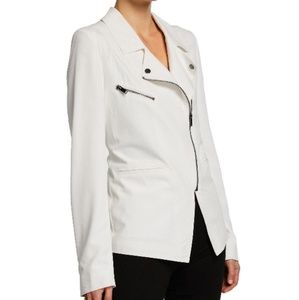 Nicole Miller Asymmetric Moto Jacket
